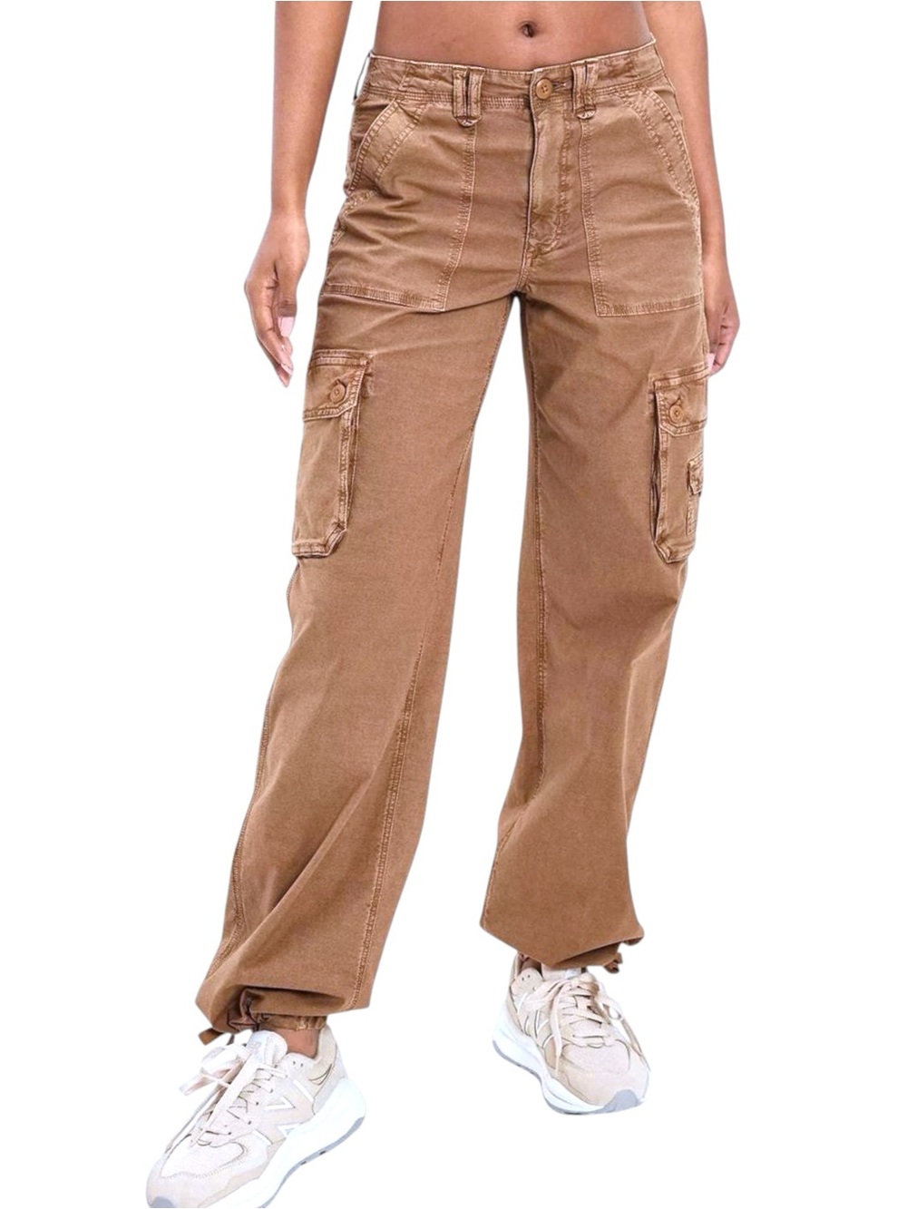 NWT American Eagle Cargo Baggy Jogger Pant size 6 in Tan